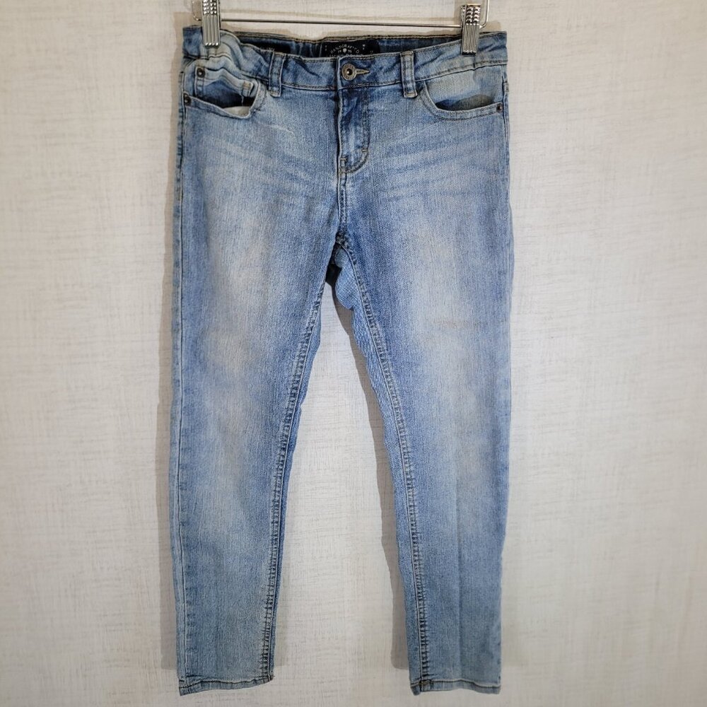 Lucky Brand Jeans Girls 12 Blue Zoe Skinny Adjustable Waist Denim Stretch